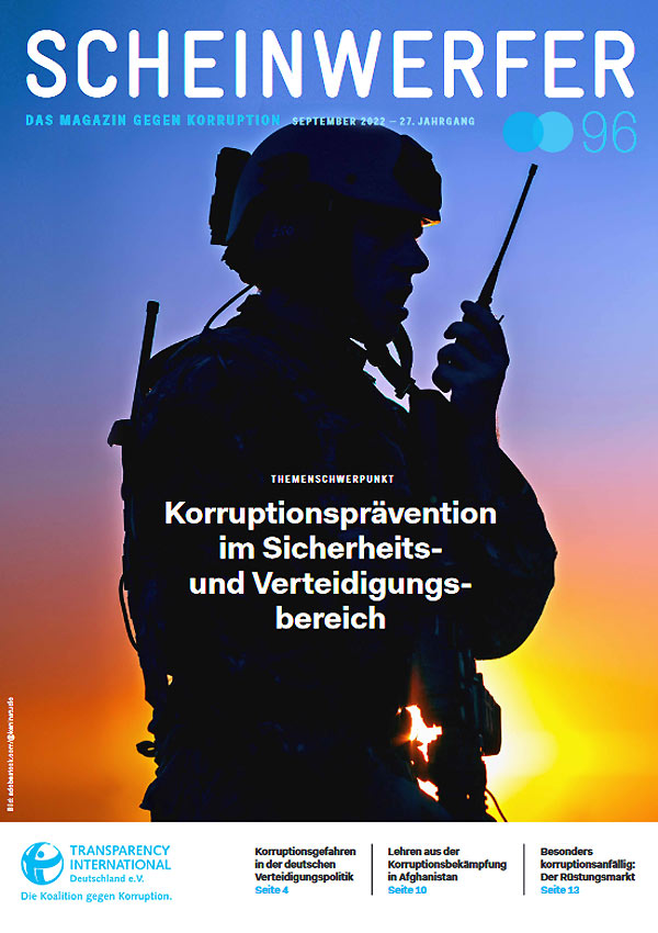 Korruptionsprävention im Sicherheits- und Verteidigungsbereich
